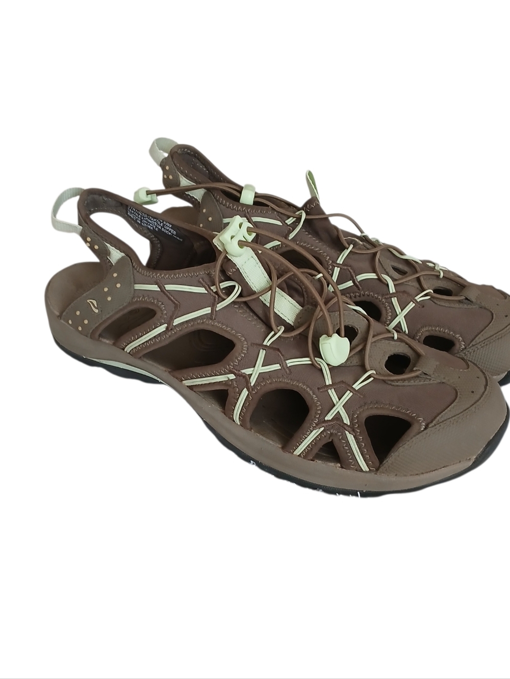 ABEO Dana BIO System Sport Sandals Women's 10 Closed Toe Bungee Rugged Sole